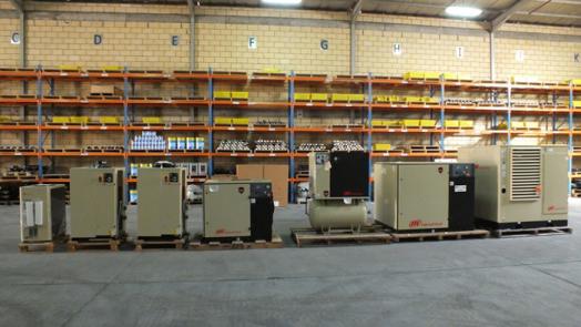 Compressors in Warehouse